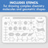 Old Nobby Organic Chemistry Set, 425 pc Molecular Model Kit, STEM Science Kits for Kids, Teachers, Young Scientists