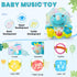 Ryotagift Crinkle,Tummy 0 3 6 9 12+ Baby Bilingual Musical Dinosaur Stuffed Animals Toys,Infant Early Learning Toy