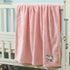 CREVENT 30''X40'' Light Cozy Plush Fluffy Warm Fleece Baby Blanket for Girl Infant Toddler Crib Cot, Pink Sheep