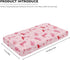 Streeyiu 52x28x8 Western Boots Baby Crib Sheets for Boys Girls Cowgirl Pink Breathable Soft Mini Fitted Crib Sheet