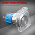 DaierTek 19mm PC Power Push Button Switch Cover Safety Guard Plastic Transparent Cap Protector for 3/4" Mounting Dia. -