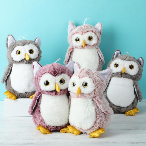 12 9.06 Inch Jenaai Pcs Owl Plush Stuffed Animals for Babies Soft Plush Toy Stuffed Owl Wizard Party Favors for Kids