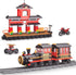 Classic Train Building Blocks Toys, 583 Pieces STEM Learning Construction Toys for Boys and Girls