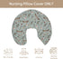 Selgkds Summer Vintage Fishing Nursing Pillow Covers Gender Neutral Fishing Lovers Gift Soft Stretchy Nursing Cover