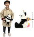 Pandacorn Cute Panda Bear Stuffed Animal - Plush Unicorn Teddy Toy with Rainbow Wings for Kids