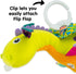 Lamaze Clip On Car Seat and Stroller Toy - Flip Flap Dragon, Sensory Toys for Babies, Travel Toys