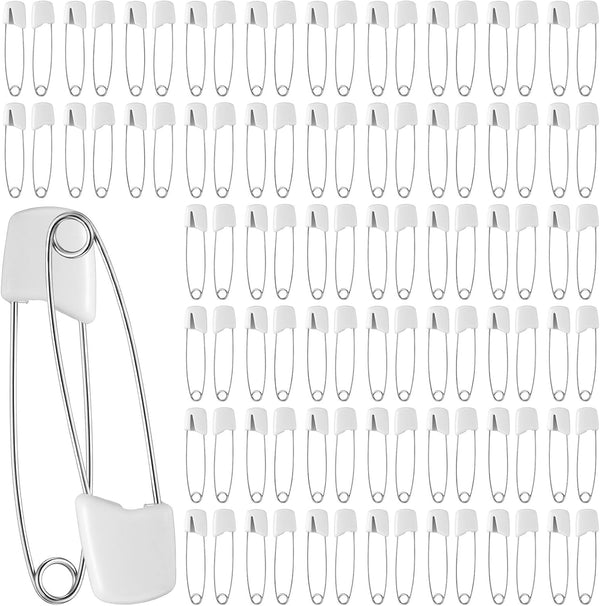 TIESOME 70 Pieces Diaper Pins, Diaper Safety Pin, 2.2 Inch Stainless Steel Diapers
