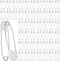 TIESOME 70 Pieces Diaper Pins, Diaper Safety Pin, 2.2 Inch Stainless Steel Diapers