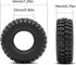 OGRC 1.0 Crawler Tires, Super Soft and Sticky with Dual Stage Foam for SCX24 Gladiator Bronco C10 JLU Deadbolt