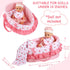 12 Inch Set, 12 Inch GAGAKU Baby Doll Bassinet Carrier, Baby Doll Accessories Baby Doll Carrier Accessories for Baby
