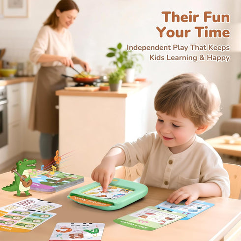 156 40+ 600+ 100+ 2-6 JoyCat Kids Learning Tablet, Phonics Talking Flash Cards, Learn to Read with Pages, Themes