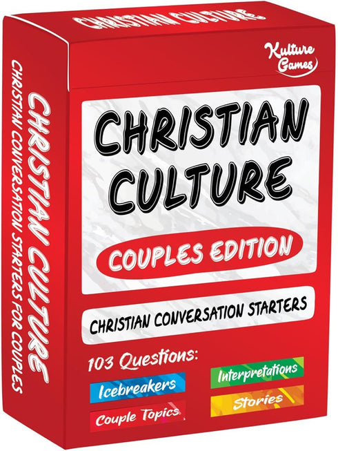 Christian Culture Couples Edition, Conversation Starters for Meaningful Discussions, Christian Cards Gift