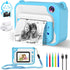 Kids Digital Camera with Instant Print, 1080P Video Camera for Boys Girls, 32GB SD Card, Birthday Gift for Ages 3-12