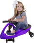 Wiggle Car Ride on Toy - No Batteries, Gears, or Pedals, Outdoor Ride Ons for Kids 3 Years and Up by Lil' Rider (Purple)