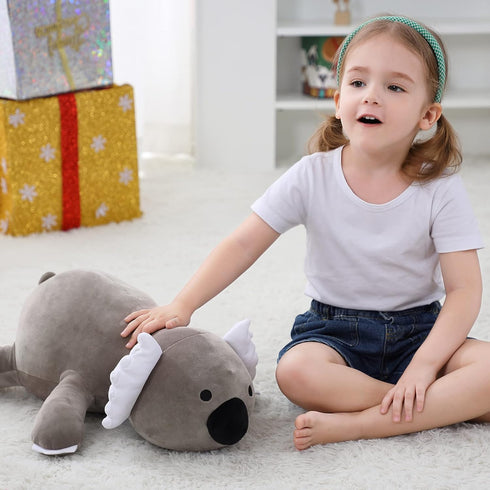 Weighted Stuffed Animals, 4.2Lb Weighted Koala Plush, 24in Giant Koala Throw Pillow