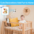 Flexible Clip Baby Monitor Mount - Compatible with Hello Baby Monitor Models, 19.4" Holder for Anywhere Mounting