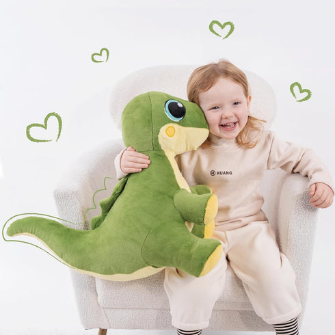 24" 4.4lbs Weighted Dinosaur Stuffed Animal, Large Dinosaur Plush Toys, Weighted Dino Plush, Big Stuffed Dino Plushie