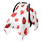 Mazeann Red Ladybug Heart Car Seat Cover Baby Breathable Soft Infant Carseat Covers