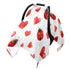 Mazeann Red Ladybug Heart Car Seat Cover Baby Breathable Soft Infant Carseat Covers