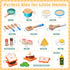 35 Set 3 4 5 6 PCS Wooden Play Kitchen Accessories, Pretend Play Kitchen Toys for Kids Toddlers, Wooden Play Cooking