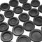 Boao 20 Pieces Piggy Bank Stopper Replacement, Rubber Saving Box Plugs, 7 Sizes, Black