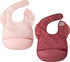 Tiny Twinkle Silicone Pocket Bibs - Waterproof, Food Catching, Mess-Proof Bibs for