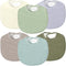 RAINFLOW 6 PCS Muslin Baby Drool Bibs - Adjustable Baby Boy Bib,Drool Bibs