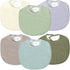 RAINFLOW 6 PCS Muslin Baby Drool Bibs - Adjustable Baby Boy Bib,Drool Bibs
