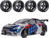 Hobbypark 12mm Hex 1/10 RC Drift Tires, Hard Plastic Wheels for Tamiya HPI Traxxas Kyosho Redcat HSP (Set of 4)