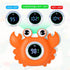 Baby Bath Thermometer,Newborn Swimming Safety Toy Thermometer,Bathtub Water Thermometer,Large Eyed Crab Toy Floating Water Temperature Gauge Baby Temperature Warning,LED Display Warning…