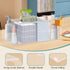 Acrylic Diaper Caddy, Changing Table Organizer for Diapers, Wipes, and Baby Stuff