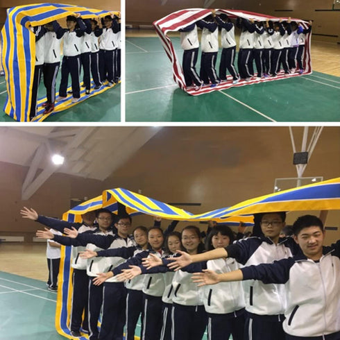 KINDEN Teamwork Games Group Learning Activity - Fun Playing Run Mat for Kids and Adults - Field Day Game