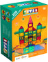 Tytan TILES 220-Piece SUPERSIZED Magnetic Tiles Building Set - 1000s of Creations, Kids’ STEM Toy, Architecture, Ages 3