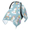 Mazeann Unicorn Cute Rainbow Car Seat Cover Baby Breathable Soft Infant Carseat Covers