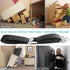 BOOTWO Pack 2 Heavy Duty Metal Anti Tip Straps - Adjustable Safety Furniture Wall Anchors for Baby Proofing Flat Screen
