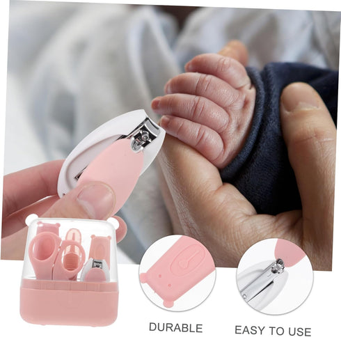 Set 5pc Newborn Nail Clippers Nail Care Kit for Children Toddler Manicure Kit