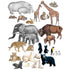 Wild Animals Precut Flannel/Felt Board Figures by Little Folk Visuals, 22 Pieces