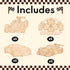 GEECOZYLIFE 24 Set Thank You for Coming Gifts - PCS Race Car DIY Crafts Kit - Unfinished Wooden Car Painting - Race Car