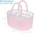 ABenkle Baby Diaper Caddy - Nursery Storage Bin and Car Organizer for Diapers and Wipes