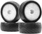 4Pack ShareGoo RC 85mm/3.34" Rubber Tires Front Rear Tyres for Redcat HPI HSP Kyosho 1/10 RC Buggy