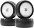 4Pack ShareGoo RC 85mm/3.34" Rubber Tires Front Rear Tyres for Redcat HPI HSP Kyosho 1/10 RC Buggy