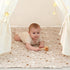 RongFa Teepee Tent Mat for Kids-Portable Children Play Tent Indoor Outdoor Padded