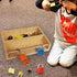 Montessori Lock and Key Toy Set for Toddlers, Educational STEM Matching Games with Wooden Tray for Kids 3-5