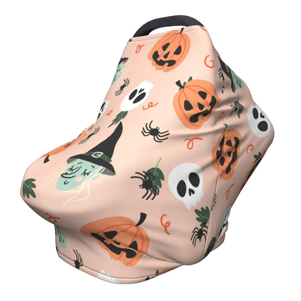 Schgap Halloween Witch Car Seat Covers Canopy for Baby Nursing Cover Breastfeeding Baby
