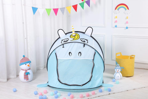 Kids Play Tents – Large Collapsible Indoor/Outdoor Tent for Boys Girls Gift, Pop Up Playhouse Toys for Age 1+