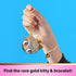 Purse Pets Micros - Roarin’ Rainbow Tiger Small Purse with Eye Roll Feature, Kids’ Toys for Girls 5+