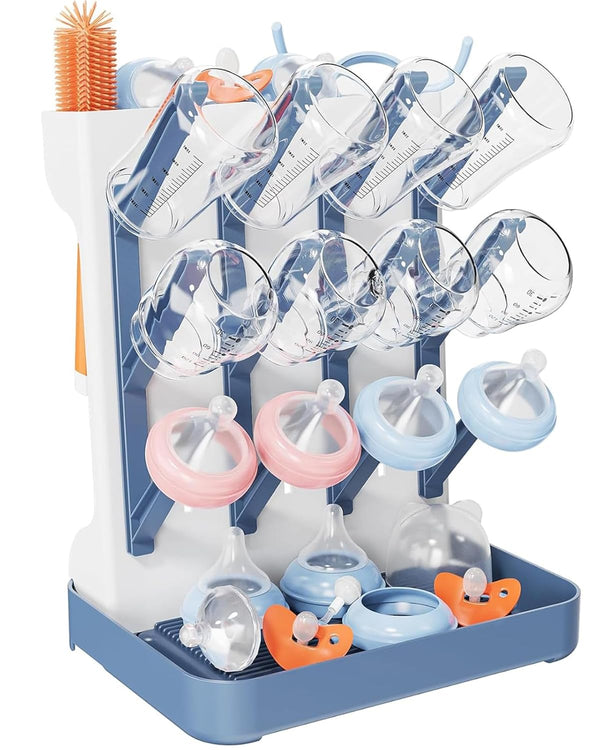 Baby Bottle Drying Rack, Vertical Bottle Rack Dryer Space Saving Bottle Drying