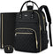 MOMUVO Diaper Backpack for Women Large Capacity with Insulated Pockets Diaper Bags