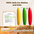 24 100% 1-3,Non-Toxic 108 4-8 Colors Pure Beeswax Crayons for Toddlers Crayons with Free Coloring Books PDF Pages, Safe