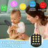 GUIGUZHJ 6 3 6 12 18 Baby TV Remote Control Toy for Months+, Play Remote Musical Toys with Sound and Light, Early